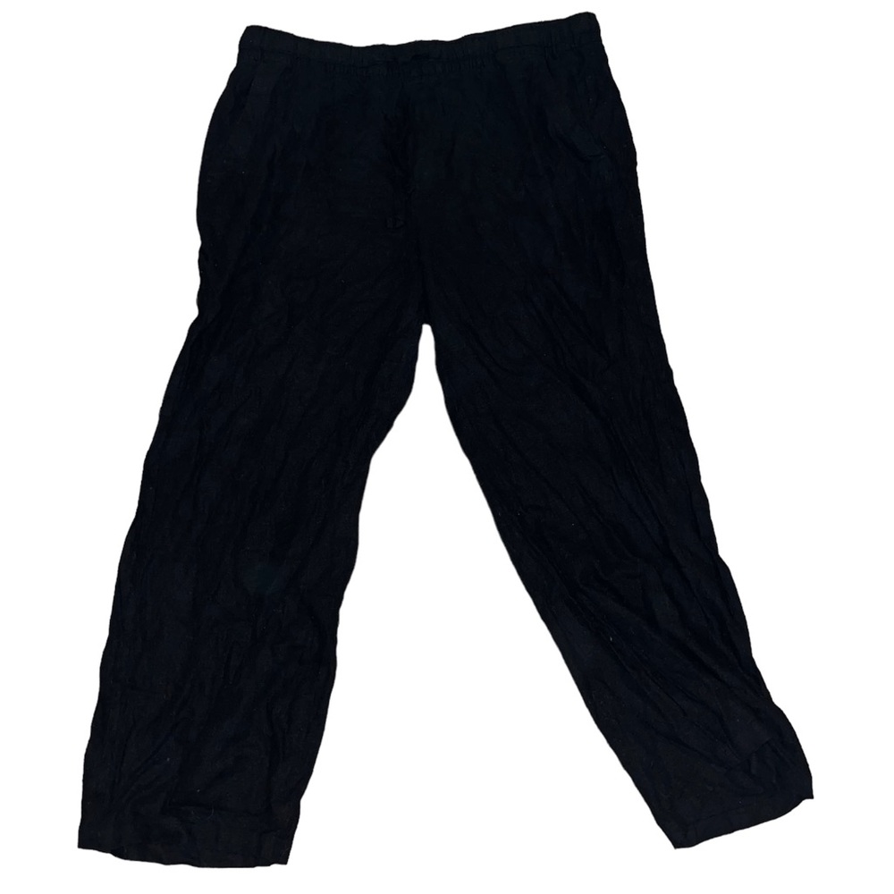 Old Navy Black Linen Pants, Size XL